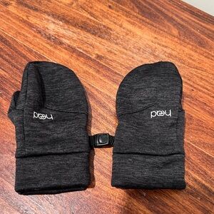 Head Kids’ Mittens - Black/Gray - XS